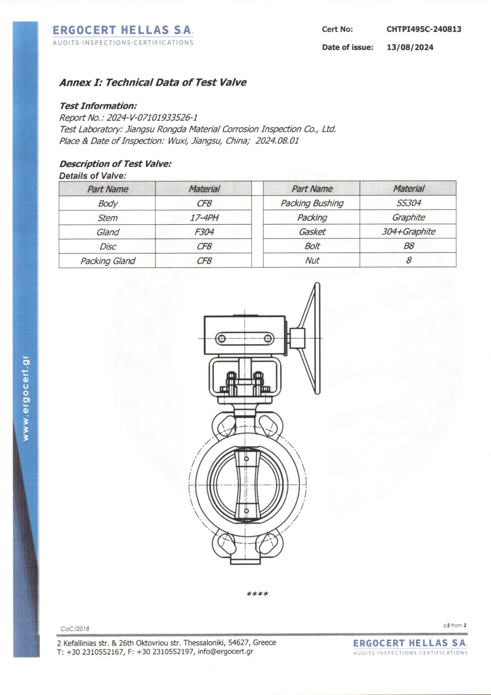 ISO15848蝶閥,榮譽證書26(圖2)