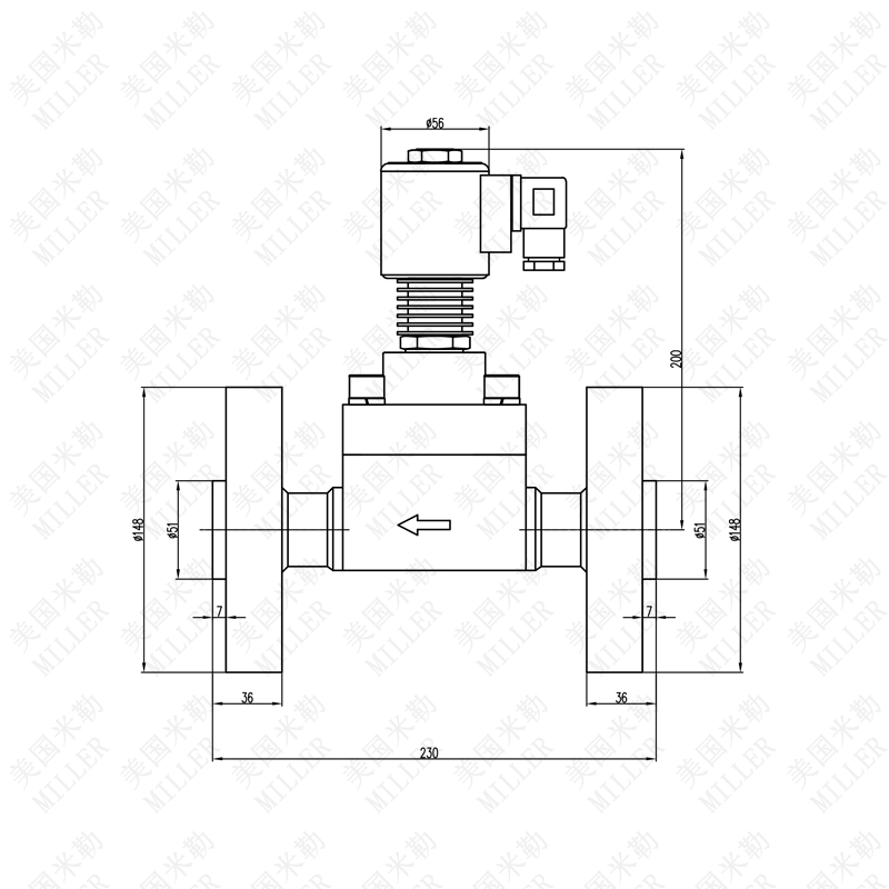 進口高壓法蘭電磁閥(圖3)