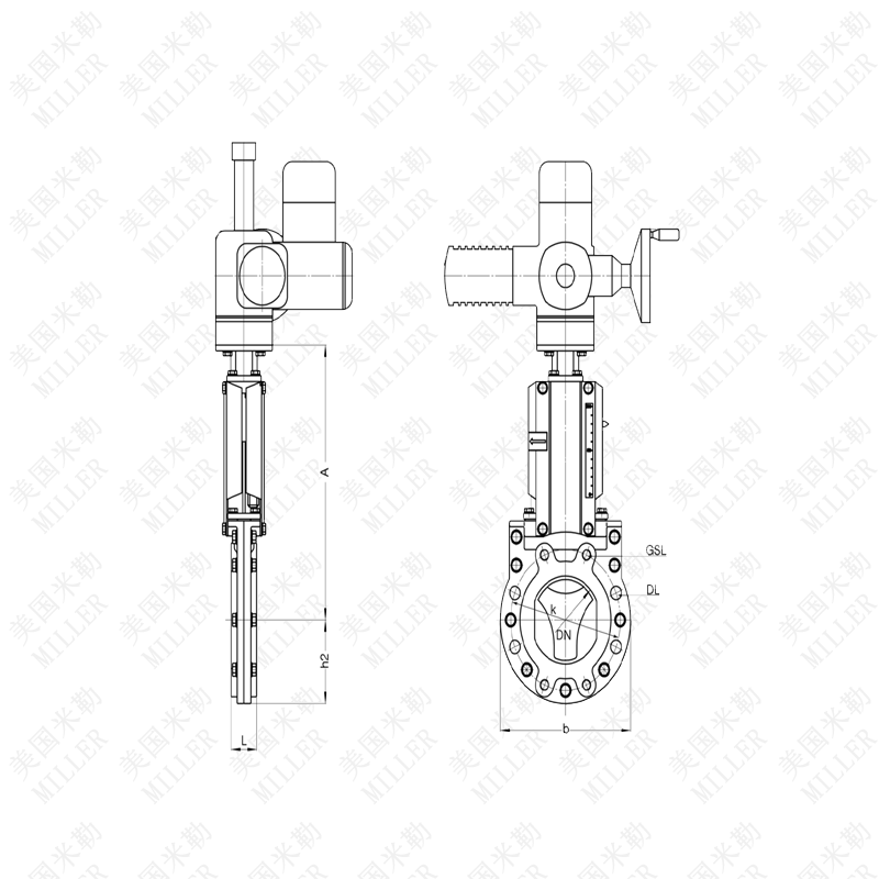 進口電動調(diào)節(jié)型刀閘閥(圖2)