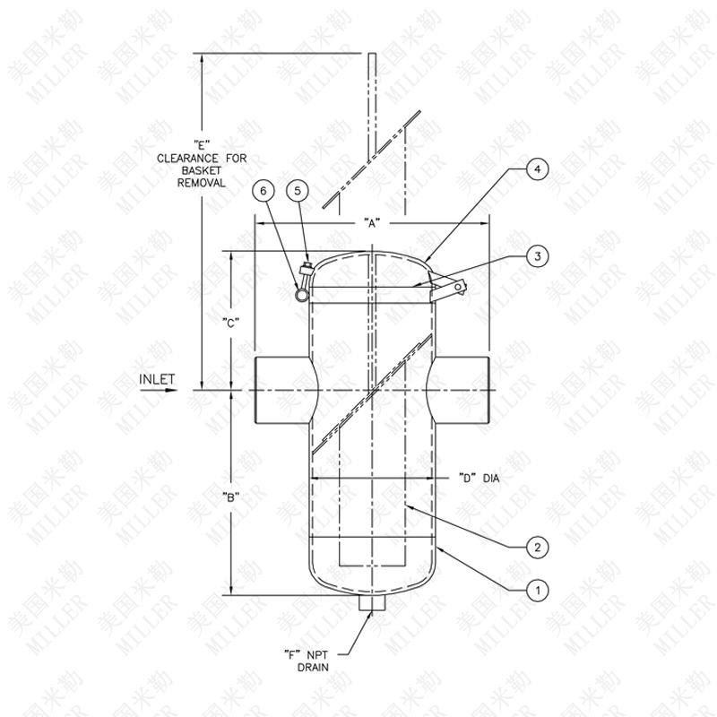 進口籃式過濾器(圖1)